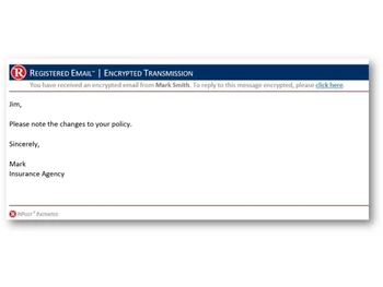 RMail-encrypted transmission