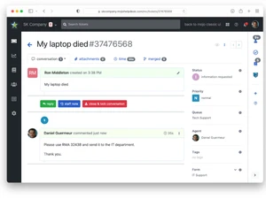 mojo helpdesk-laptop