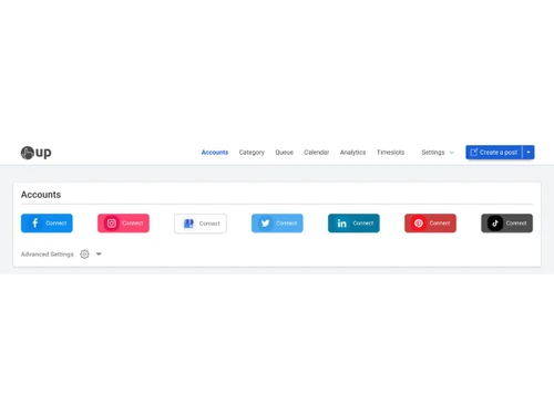 OneUp-connect account