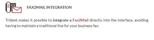 Trident fax2mail
