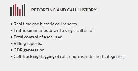 Trident reporting and call history