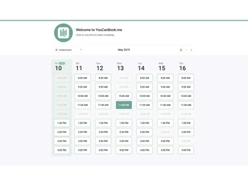 youcanbookme time