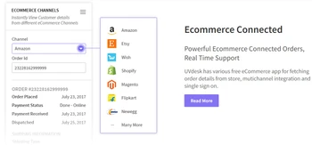 uvdesk ecommerce connected