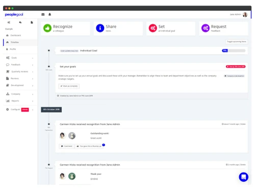 PeopleGoal Build Feedback Forms