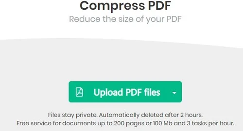 Sejda PDF Compressor