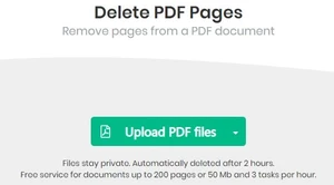 Sejda editor delete PDF pages