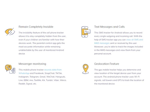 Mobile Tracker - Android Features