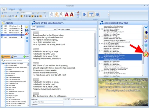 VideoPsalm-song collection