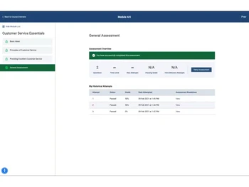 SkyPrep general assessment