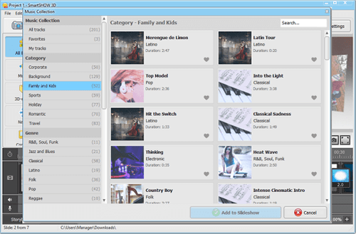 Smartshow 3D storage