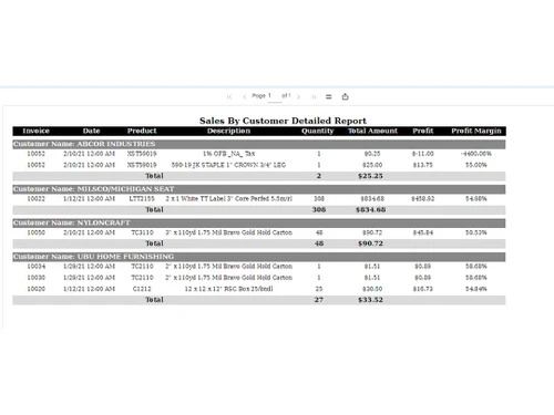 helical insight invoice
