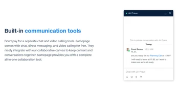 Samepage communication tool