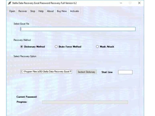 stella excel password recovery-file