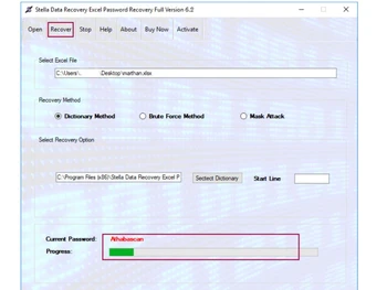 stella excel password recovery-recover
