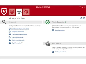 G Data Antivirus protection