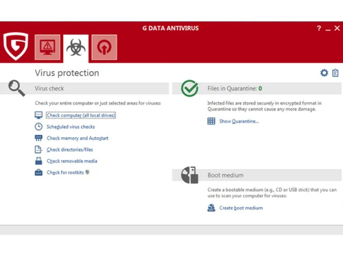 G Data Antivirus protection