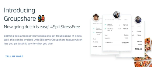 billeasy introducing group sharing