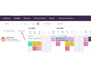 resource guru dashboard