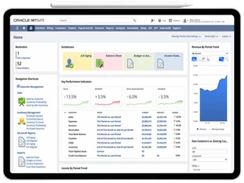 Oracle NetSuite ERP financial management