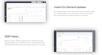 Accuranker serp history