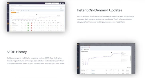 Accuranker serp history