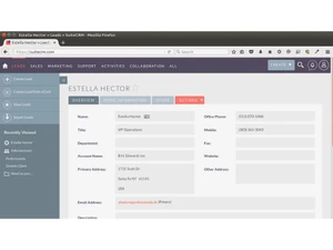 Suite CRM leads