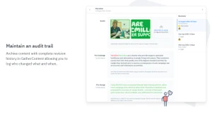 gathercontent audit trail
