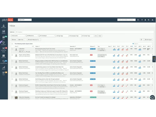 pitchbox software-inbox