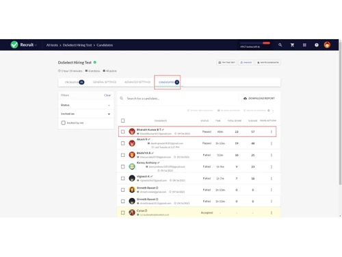 DoSelect-hiring test