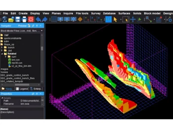 geovia surpac dashboard