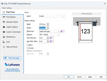 loftware cloud designer-setup