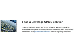 Emaint CMMS Food and Beverage Solution