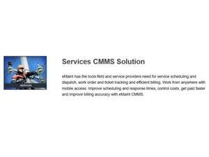 Emaint CMMS Services Solution