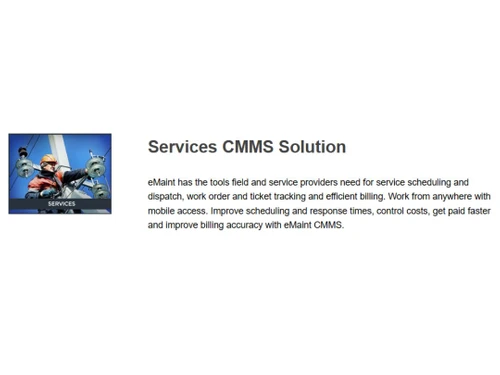 Emaint CMMS Services Solution