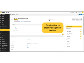 eMaint CMMS-work order