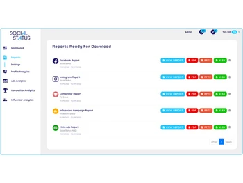 social report download