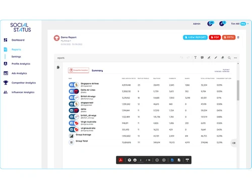 social report summary
