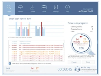grindinsoft anti-malware reports