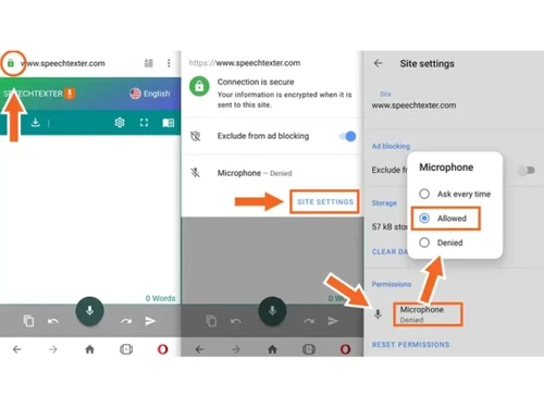 SpeechTexter microphpne