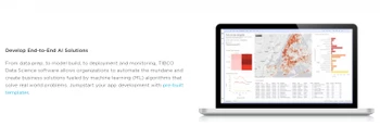 tibco data science develop end to end ai