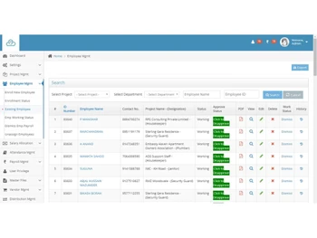 Coderobotics Phoenix ERP dashboard