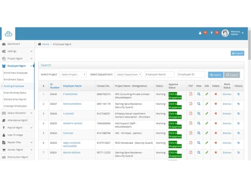 Coderobotics Phoenix ERP dashboard