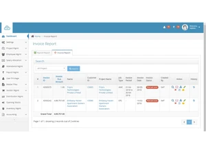 Coderobotics Phoenix ERP invoice