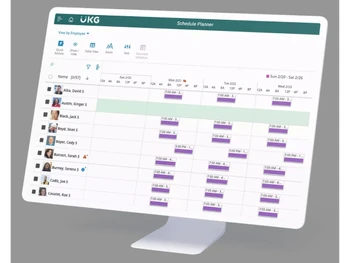 UKG Pro -Schedule Planner