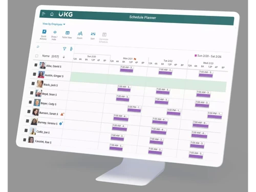 UKG Pro -Schedule Planner