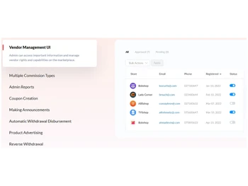 dokan marketplace vendor management