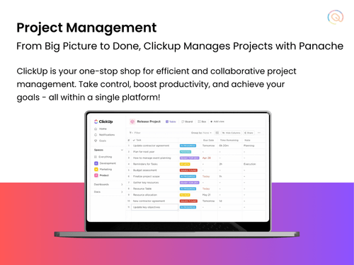 Clickup project management