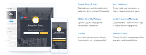 optinmonster drag & drop
