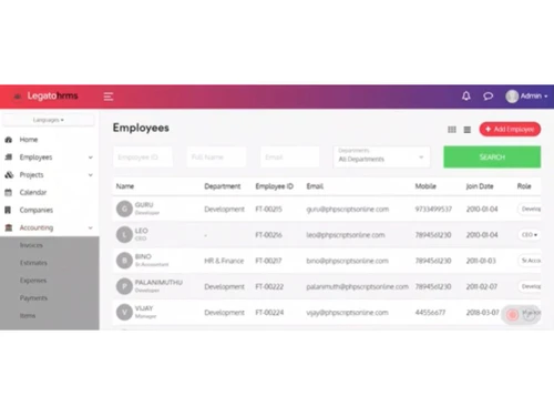 Legato HRMS Employee