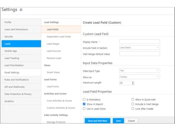 Saral CRM Software lead